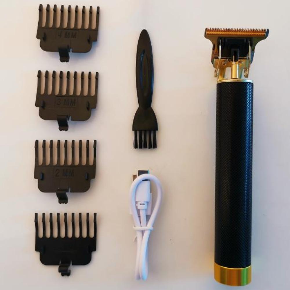 Триммер для мужчин Машинка для стрижки волос Машинка для стрижки волос Профессиональный лысый триммер Борода Электрическая бритва USB Парикмахерская