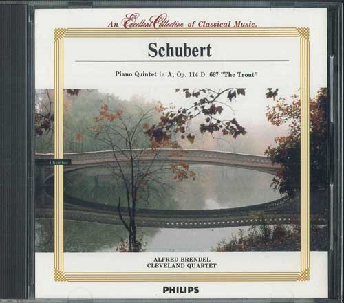 CD - Schubert: Piano Quintet MP148 PHILIPS Japan Classical Used