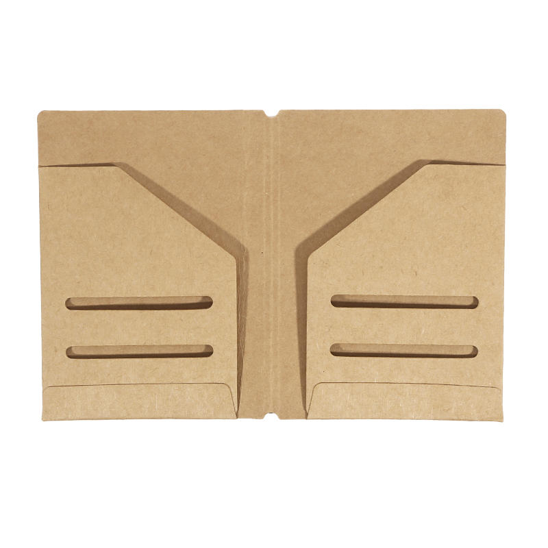 Kraft Paper Storage Bag Traveler's Notebook Journal Diary Plug-in Type File Holder Card Storage Bag Tickets Pocket