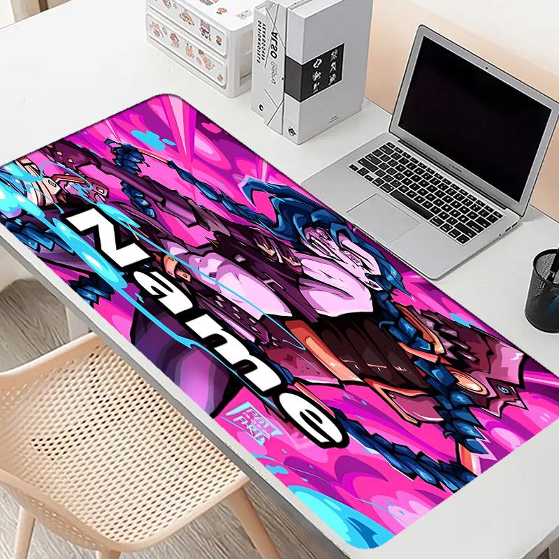 Custom Name Personalized Jinx Pattern Mousepad, Laptop PC Desk Mat, Decorative Desk Mat for Home Keyboard Pad Gift