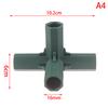 16Mm Pvc Fitting Stable Support Heavy Duty Greenhouse Frame Building Connector