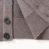Luomeng Men's Fleece-Lined Business Casual Knitted Vest