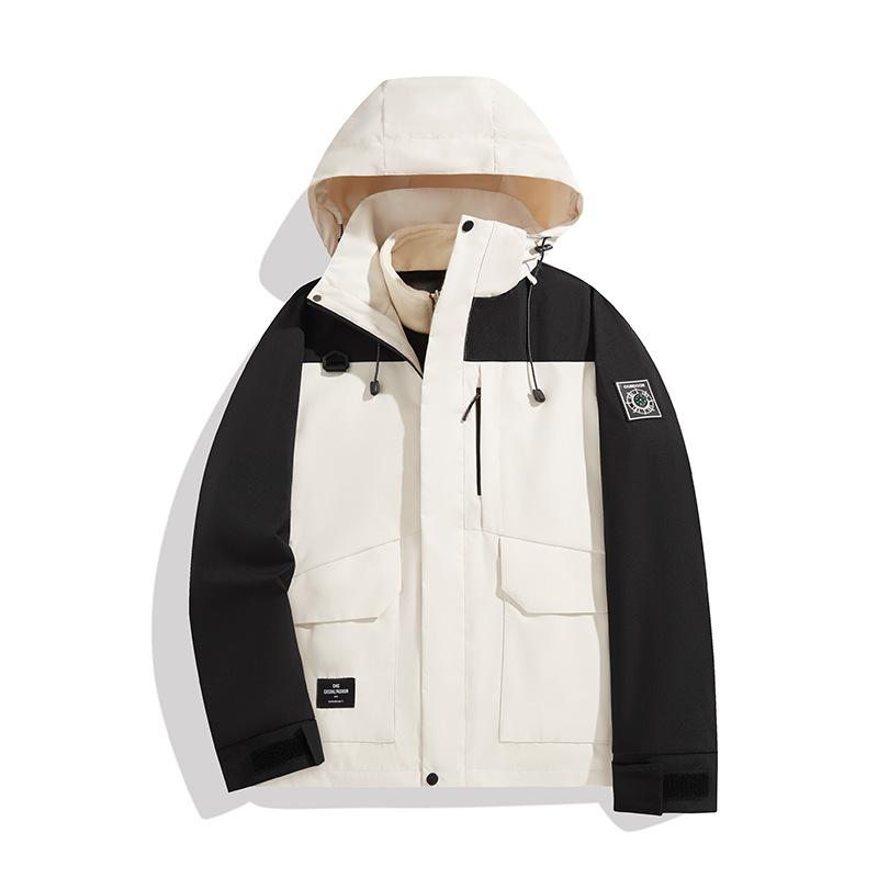 Городской туристический комплект из двух частей 3 в 1 с компасом для пар The Same Mountaineering Jacket
