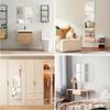4pcs Waterproof Acrylic Mirror Stickers 20/30cm Wall Stickers New 3D Mirror Stickers  Living Room