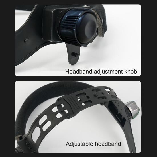 Самозатемняющийся сварочный шлем с налобным фонарем Легкая маска с защитой от дуги Многофункциональный сварочный щиток для различных применений