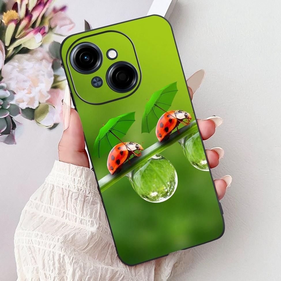 6.67'' For Tecno Spark Go 1 Case Pop 9 Cover Cute Cat Cartoon Fashion Butterfly Boy Girl Back Cover For Tecno Pop 9 Phone Case