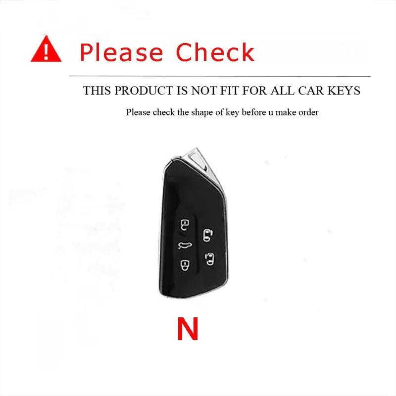 Для VOLKSWAGEN VW Чехол для умного дистанционного ключа автомобиля из цинкового сплава, Полная защитная оболочка, Брелок для VW Volkswagen ID.3 ID.4 Golf 8 2022 20