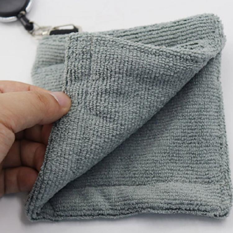 Microfiber Fabric Golf Towels with Telescopic Rope Golf Cleaning Towels for Golf Tournament Fitness Yoga Camping