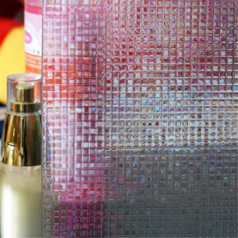 45 X 200cm 3D Waterproof Static Translucent Window Glass Film Privacy Sticker