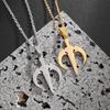 Semi-hosted New Stainless Steel Trident Stainless Steel Necklace Pendant