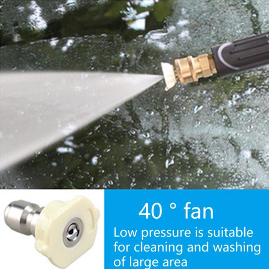 Наконечник сопла для мойки высокого давления Быстрое соединение Веерообразный термостойкий высокопрочный распылитель