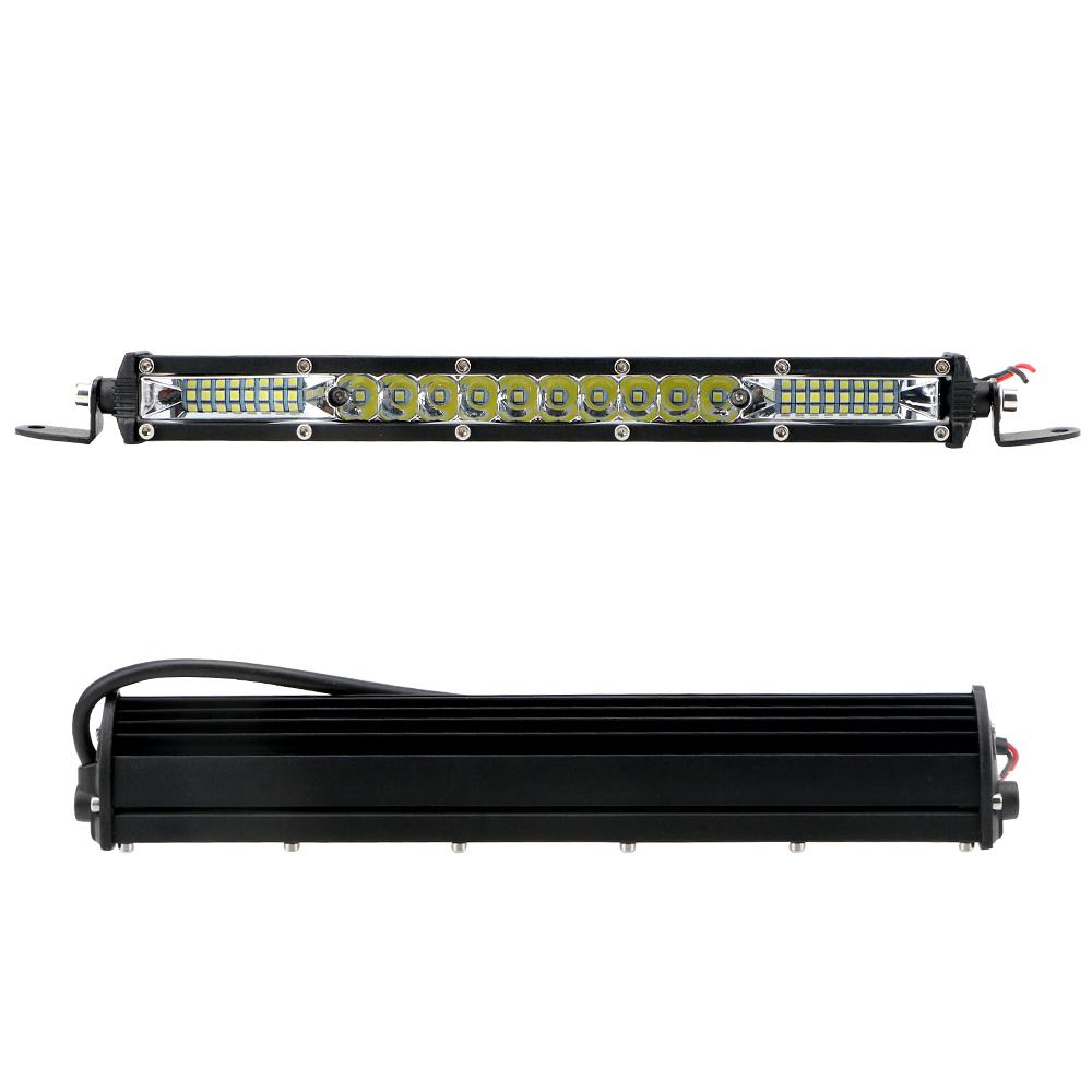 10 20 дюймов 10-30 В Автомобильная светодиодная балка рассеянного света для вождения, Светодиодная рабочая фара для Jeep ATV Грузовиков Трактора Внедорожная рабочая лампа Супер яркая