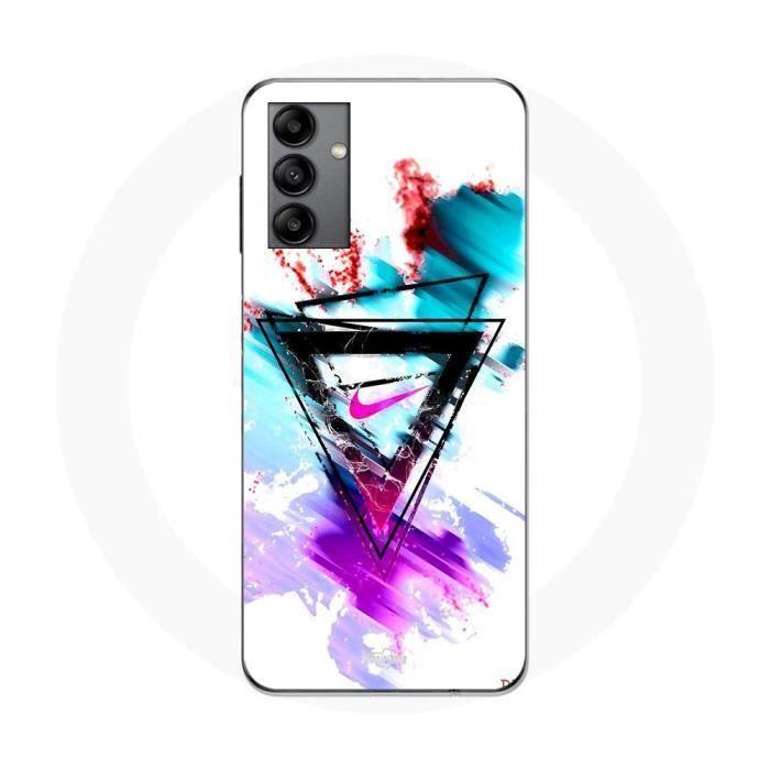 Coque - Maniacase - Samsung Galaxy A04s - Noir - Souple - Nike logo stylé