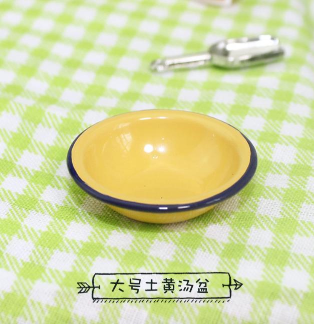 1/6 1/12 Doll House Simulation Miniature Mini Old Style Soup Pot Model Decor