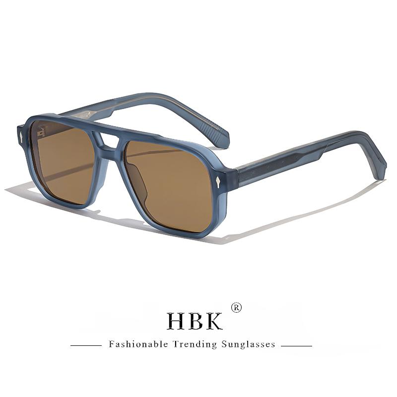 HBK Модные Панк Мужские Солнцезащитные Очки UV400 Персонализированный Дизайн Пилотные Солнечные Очки Женские Для Вечеринки Путешествий Отпуска Идеальный Выбор в Качестве Подарка