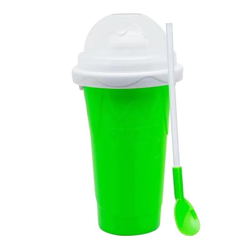 Smoothie Homemade Cup Quick-Frozen Ice Cream Milkshake Bottle Summer DIY Juice Iced Cup Freezed Portable Squeeze Slushie Cups