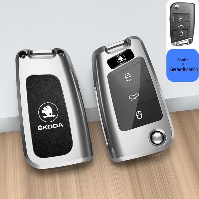 Skoda Octavia, Superb, Karoq, Kodiaq GT Key Case Metal Shell