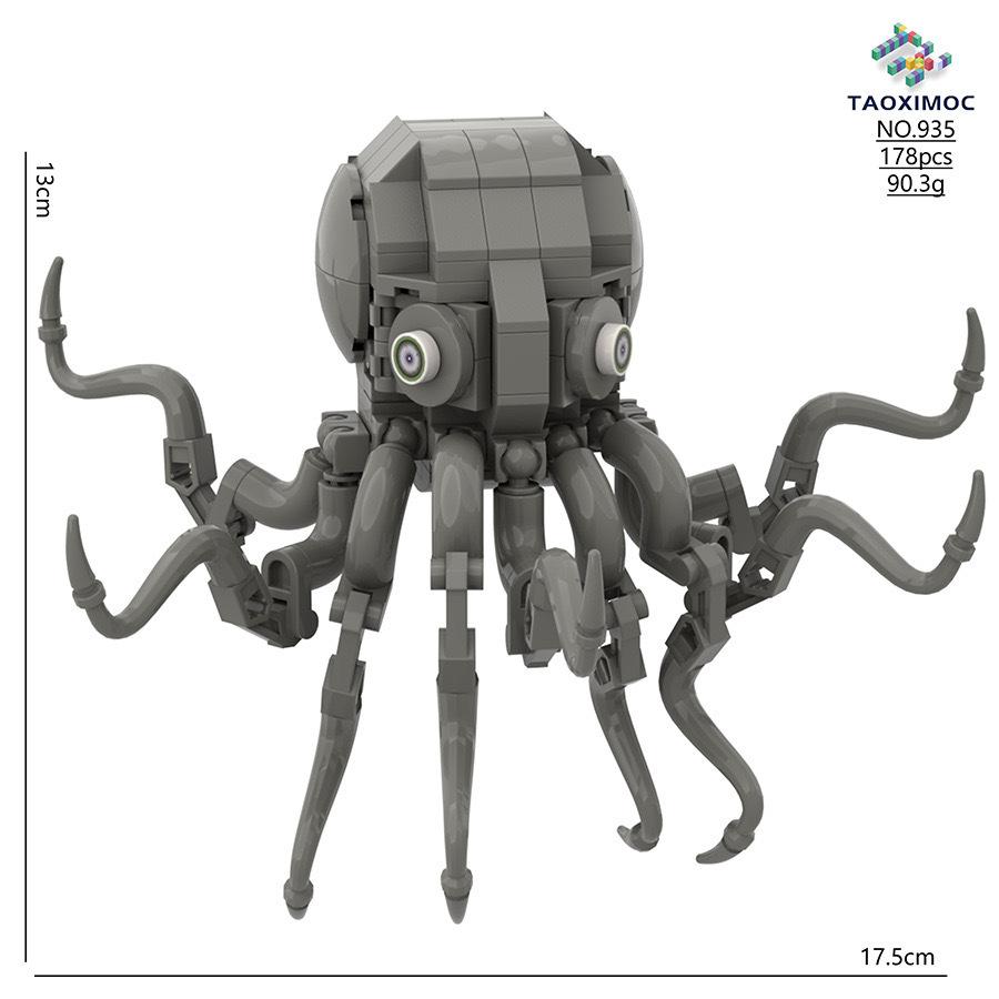 2026 Новые Строительные Блоки Subnautica Морское Чудовище Bloop El Gran Maja Пожиратель Морей Призрачный Левиафан Игрушка Кирпичики Subnautica Подарок для Фанатов