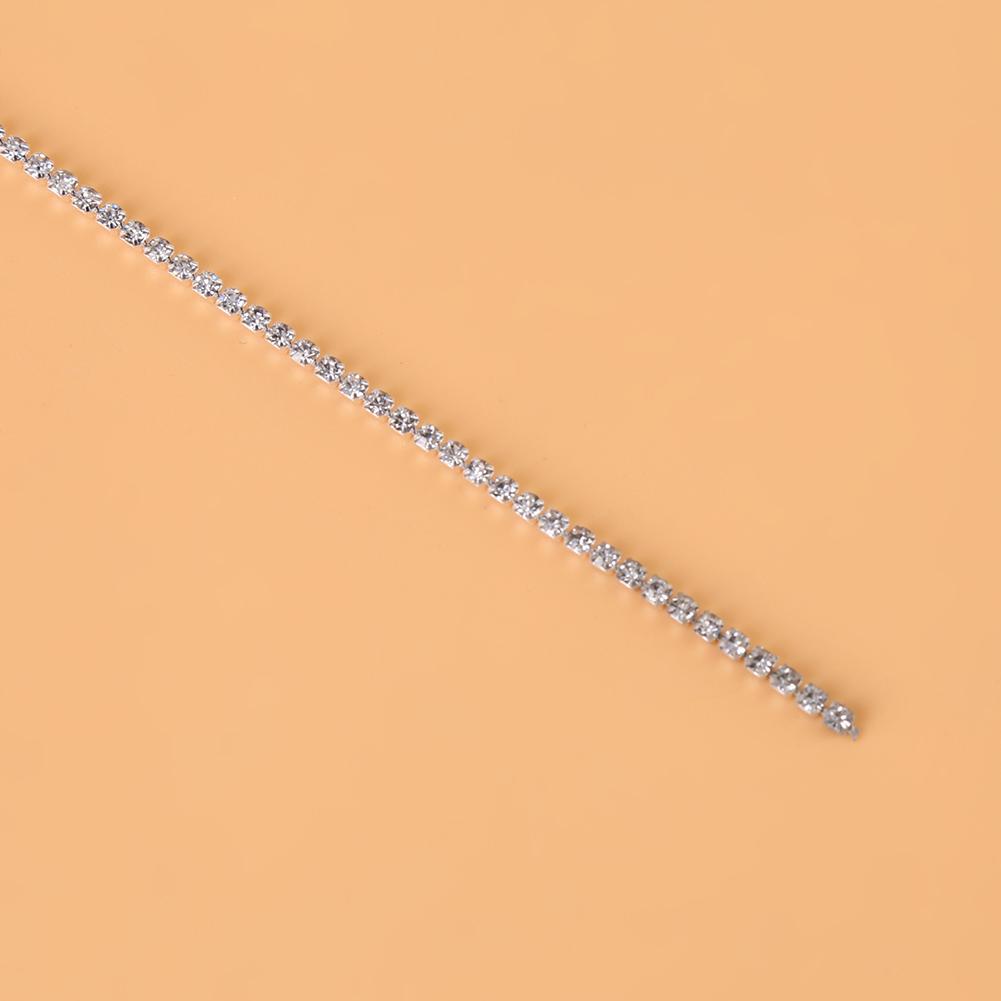 Прозрачное стекло со стразами, чашка-цепочка, ткань, ювелирные изделия, аксессуары для шитья, украшение, серебро