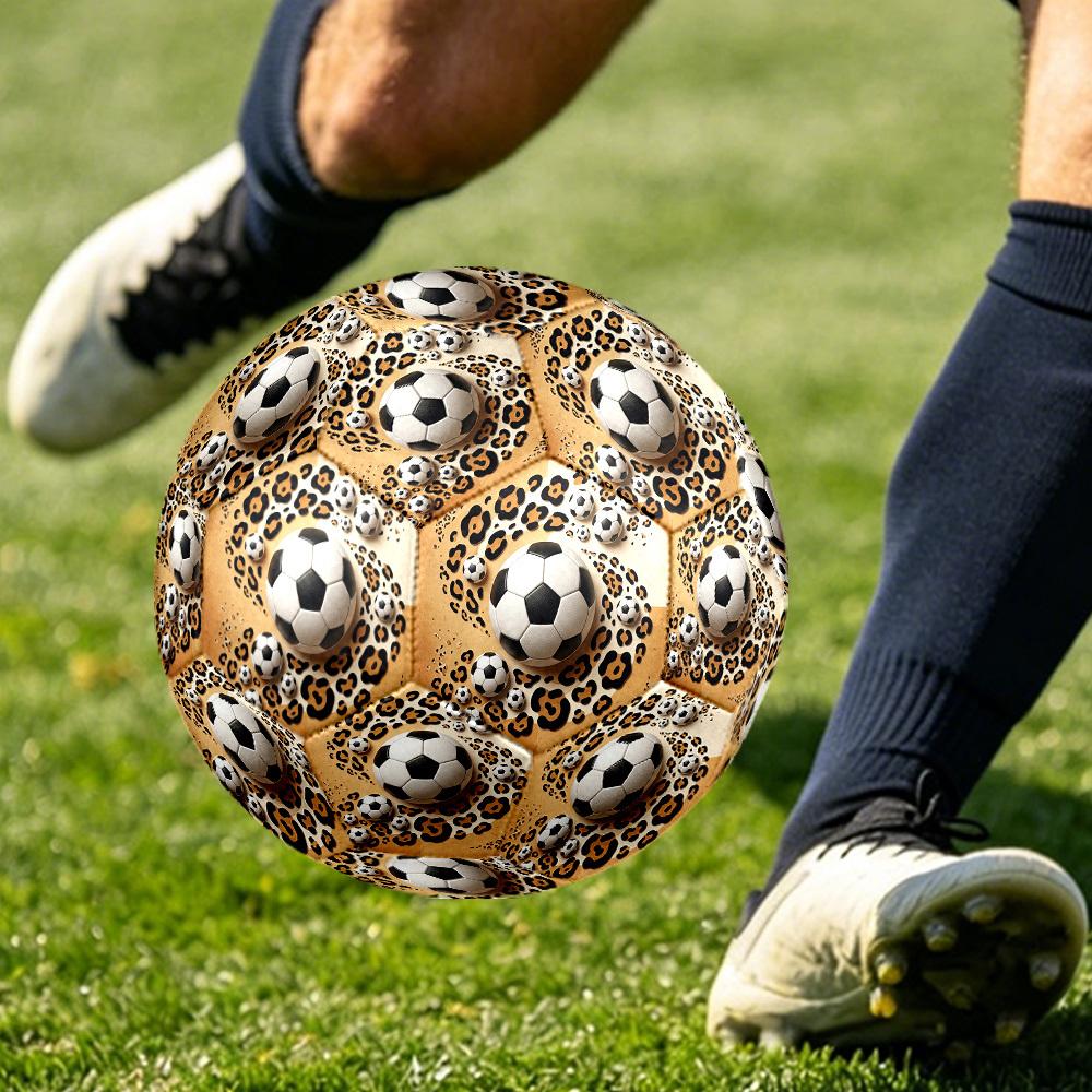 1pc Size 5 Soccer Ball Safari Soccer Ball, Professional Match/Training Ball, Suitable for Indoor and Outdoor Sports Games. y62781