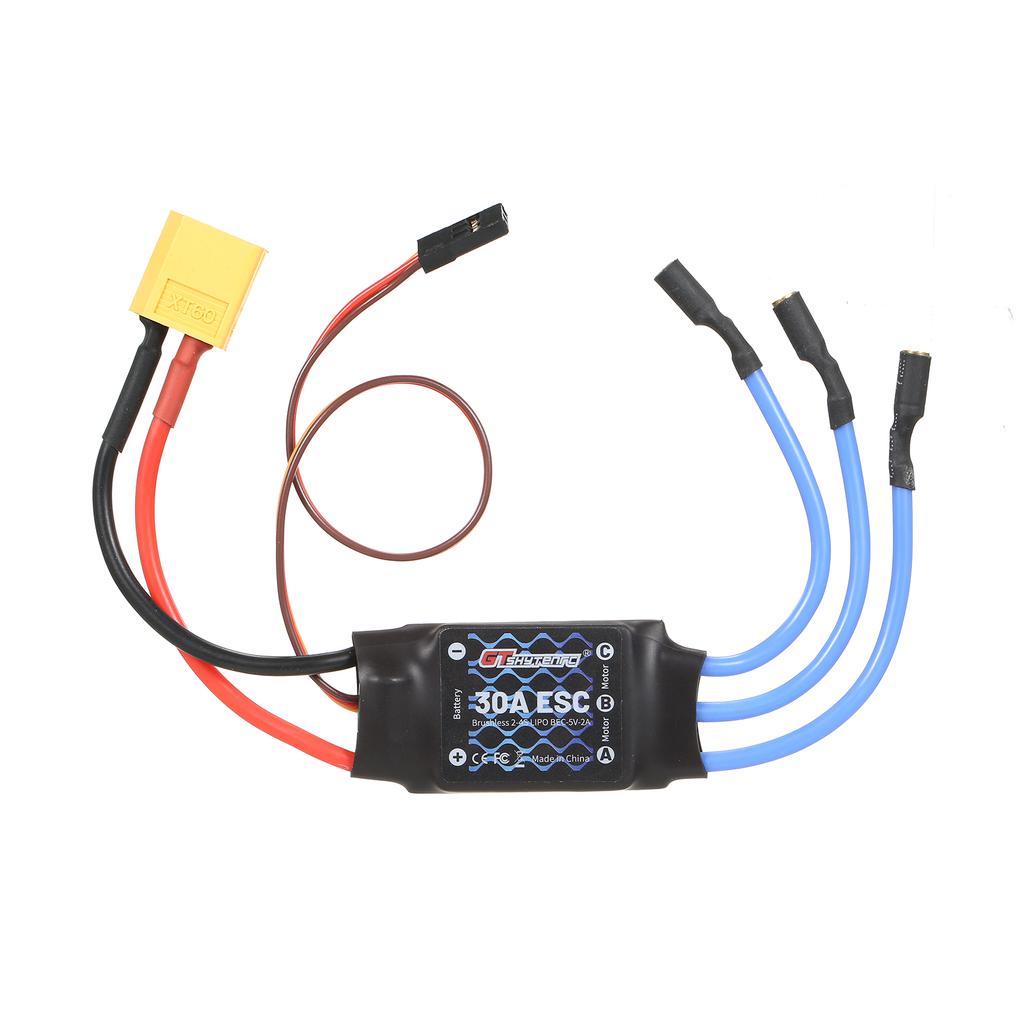 GTSKYTENRC 2-4S 30A бесщеточный регулятор скорости двигателя ESC с дистанционным управлением BEC ESC для фиксированного крыла
