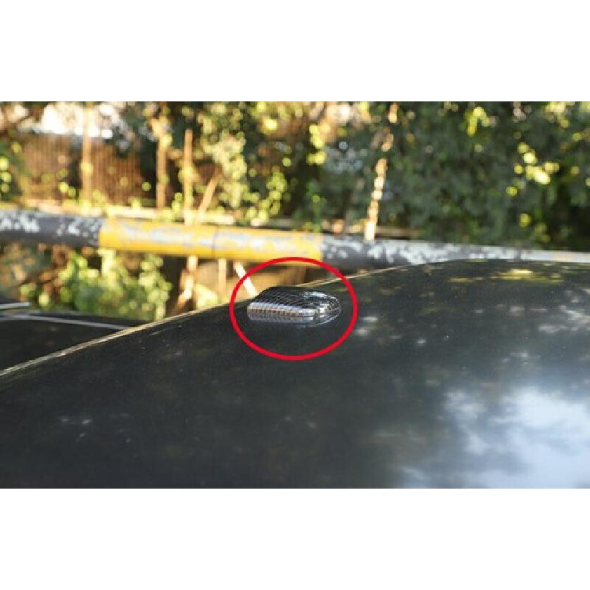 For Dodge Challenger 2009-2023 Carbon Fiber Roof Shark Fin Antenna Aerial Trim