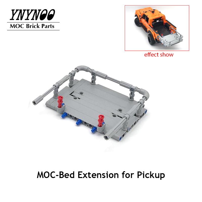 Подходит для пикапов F-150 Raptor 42126 Набор кирпичиков Автомобиль MOC Фаркоп Кран Платформа Крышка Модифицированные строительные блоки Сделай сам Игрушки Подарки