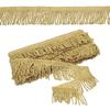 PATIKIL Золотая бахрома, 5 ярдов x 65 мм, Ткань с кисточками для пошива штор, диванов, одежды, DIY-декора