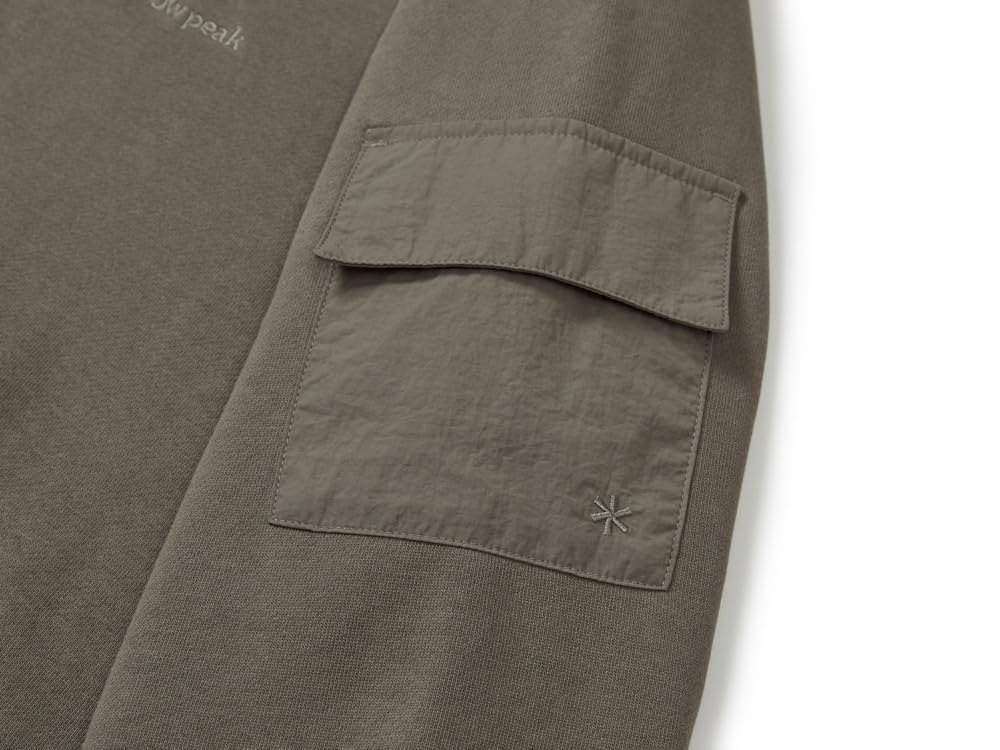 Snow Peak Land Pocket Sweatshirt Dark Size L GS-S25FMFHT60, Top, Sweatshirt, Men's/Women's, Navy,