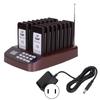Wireless Pager System 3 Modes Waterproof Restaurant Calling System with 16 Receiver for Cafe Clinic
