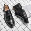 Внешнеторговые повседневные маленькие кожаные туфли мужские летние в британском стиле 2025 новые деловые туфли для платья свадебные туфли жениха