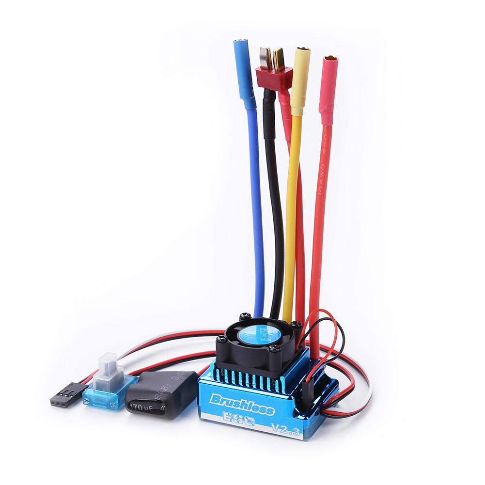 45/60/80/120A Brushless Motor Electric Speed Controller Lightweight RC ESC Strong Current Impedance  for RC Accessory