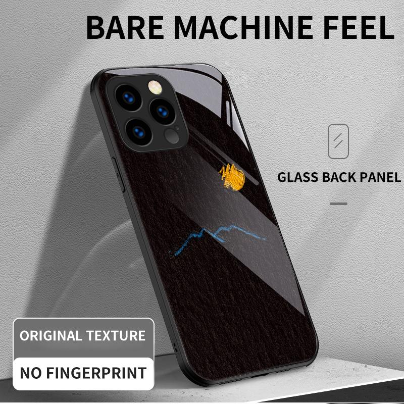 Закаленный стеклянный корпус с принтом Moon Night Mountain, защитный чехол, мягкий чехол из ТПУ для Xiaomi Redmi