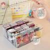 JUSTBOKU Card Case, Large Capacity Trading Card Case, Storage Box, Trading Card Case, Clear Acrylic Storage