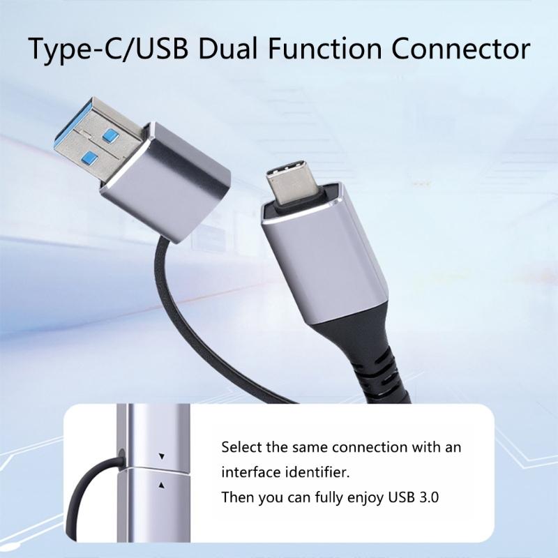 Кабели-конвертеры USB C в RJ45 Plug and Play Поддерживают гигабитные скорости Ethernet Конструкция из ПВХ в оплетке Для совместимости с несколькими устройствами