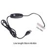 118cm Virtual Battery Elimination Cord USB Power Cable Replace 1pc to 3pcs 1.5V LR03 3A Batteries for Fan Toy Tool