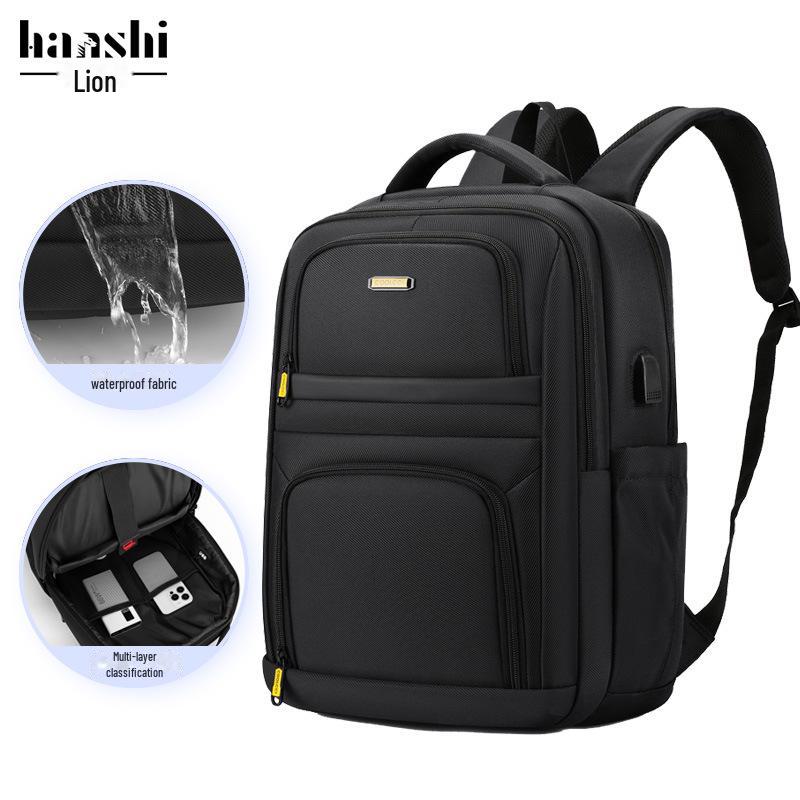 High-End Waterproof Commuter Backpack for Men and Women - Fashionable Travel and Work Bag