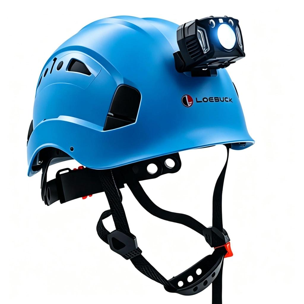 Защитная каска LOEBUCK SF-06S, совместимая со съемным светодиодным налобным фонарем
