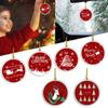 1PC Acrylic Christmas Ornaments Christmas Tree Ornament Hanging Pendants Christmas