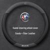 Buick Leather Steering Wheel Cover for Regal, Excelle, LaCrosse, Verano, GT, GL6, Encore, GL8, Envision.