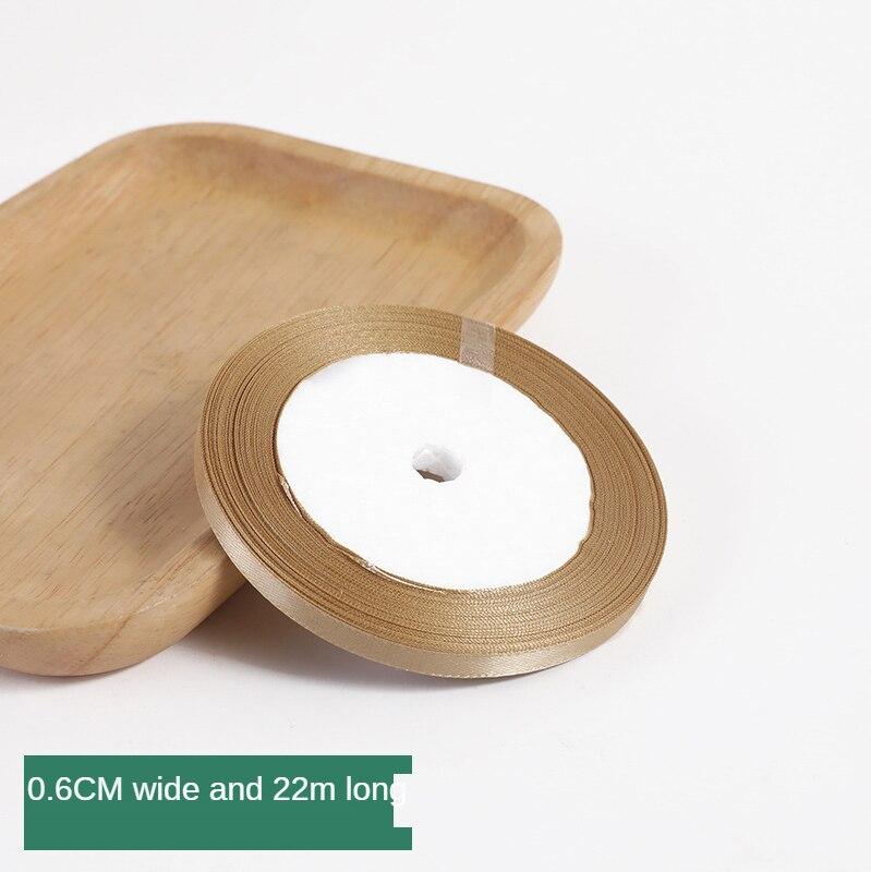 25 ярдов Шампанское Золотая упаковочная лента Лента с бантом Полиэстеровая атласная лента Шелковая лента Жаккардовая тесьма Автомобильная лента Атласная лента