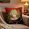 Классическая наволочка для подушки из аниме Code Geass, мягкая плюшевая наволочка для подушки, двусторонняя печать и скрытая молния для дивана, дома, автомобиля