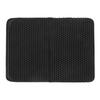 Double Layer Cat Litter Mat Waterproof 3D Honeycomb Holes Prevent Slipping Easy To Clean Cat Litter Trapping Mat