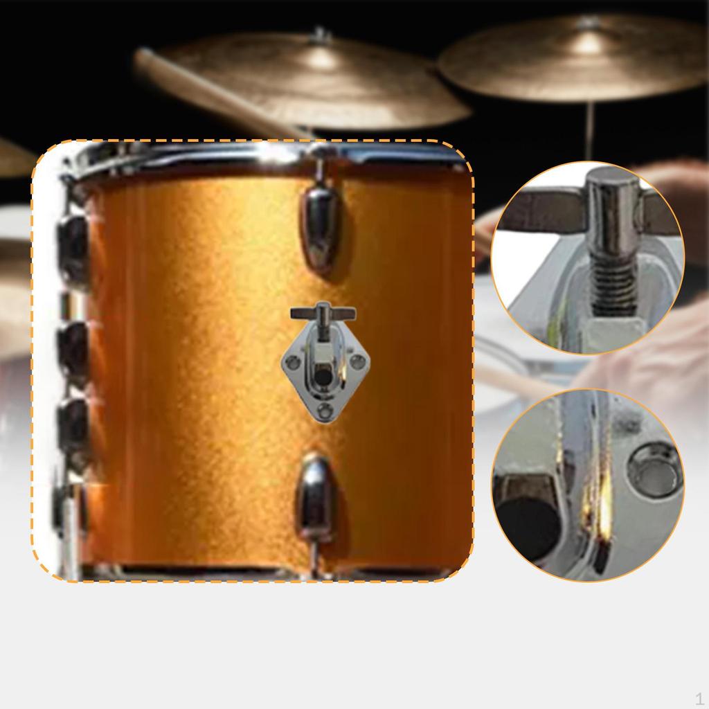 Кронштейн для ножки напольного тома для бас-гитары, универсальная металлическая основа, замена для джаза, практичная