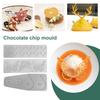 Силиконовая форма для шоколада «Рождественская снежинка» для украшения торта, коврики для отпечатков помадки, формы для выпечки, многоцелевой инструмент для выпечки дома