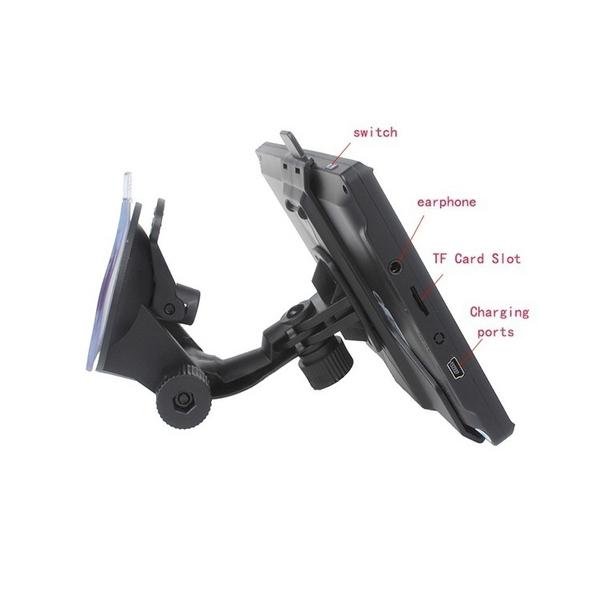 5-дюймовый спутниковый навигатор для автомобиля HGV GPS-навигация Портативные POI Глобальные карты Обновления автомобильного GPS Глобальная карта 20 ГБ