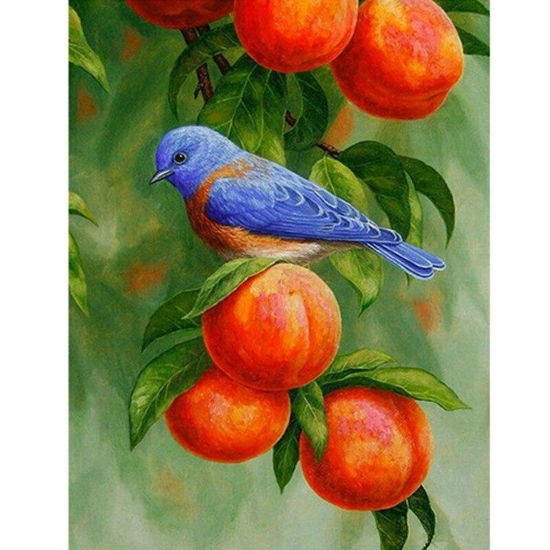5D Алмазная картина с фруктами, полная круглая дрель, Алмазная вышивка, вышивка крестом, полный набор, хрустальная мозаика, алмазный кухонный декор