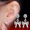 Personalized Simple Female Small Earrings Silver Plated Ornament Fashion Stud Earrings for Women