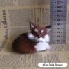 Мягкая Реалистичная Плюшевая Игрушка-Котёнок - Милая Симуляция Модели Животного Кошки Подарок Для Детей Девочек На День Рождения День Святого Валентина
