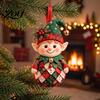 DIY Patchwork Kit for Christmas Ornament Holiday Decoration, Decorative Fabric Winter Seasonal Home Decor Craft Set with Traditional Patterns Display